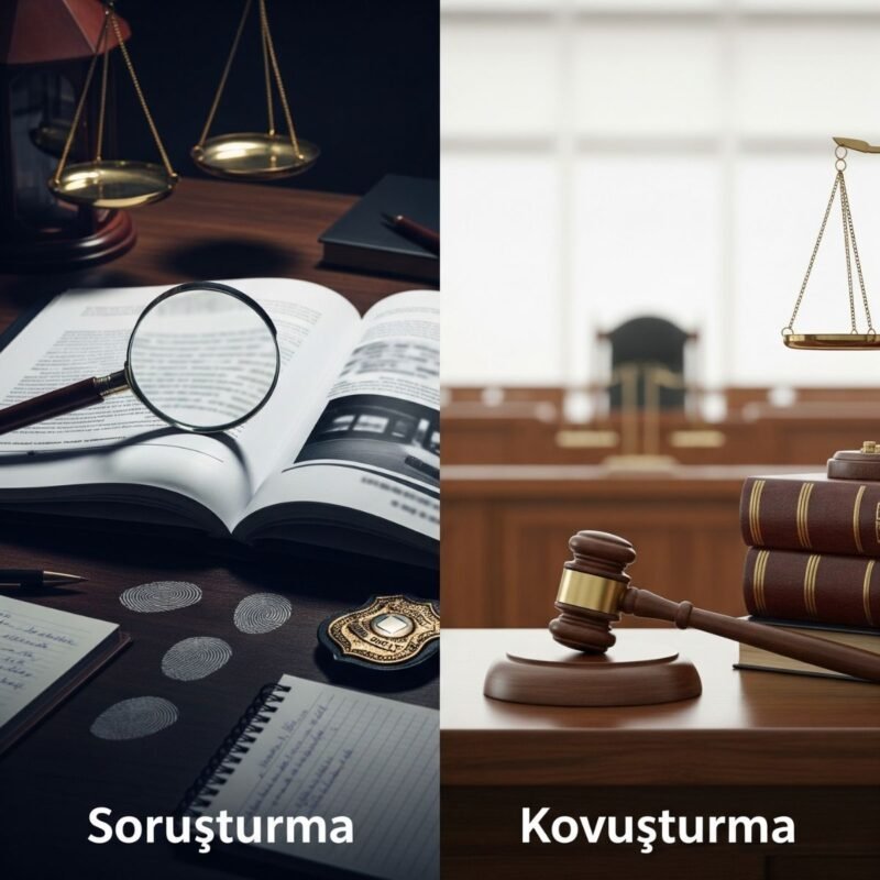 Ceza davasının soruşturma ve kovuşturma aşamaları nelerdir ve bu süreçlerde sanığın hakları nelerdir.